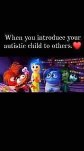 302K views · 6K reactions | When you introduce your autistic child to others. . . #autistic #nonverbal #nonverbalautism #autism #InsideOut2 | Single Parents Of Children With Autism | Facebook