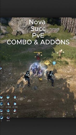 BDO Nova Succ PvE COMBO & ADDONS #bdo #combo #addons #shorts #blackdesert #blackdesertonline