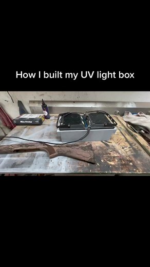 Construcción de una caja de luz UV para resina