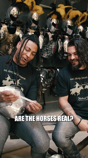 Experience Authentic Knight Battles with Real Horses