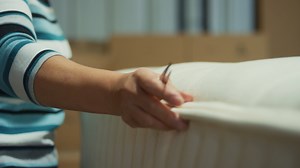 You asked... after five years of making very comfortable bedding and bath products, The Parachute Mattress is here. Thoughtfully designed and masterfully crafted to be supportive, comfortable and convenient. We only partner with the world’s best artisans — so when it came to The Mattress, we searched for years to find the perfect factory to bring our vision to life. Learn more at parachutehome.com/the-mattress | Parachute Home