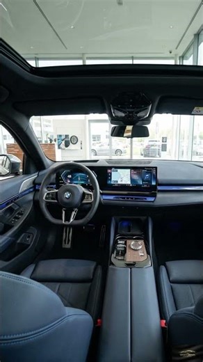 BMW 5 Series G60 Dark Blue — Full Showroom Walkaround 💙 #bmw #shorts