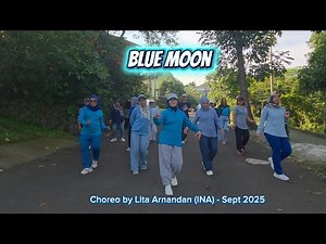 BLUE MOON | Choreo by Lita Arnanda (INA) - Sept 2025 | Beginner Level Line Dance