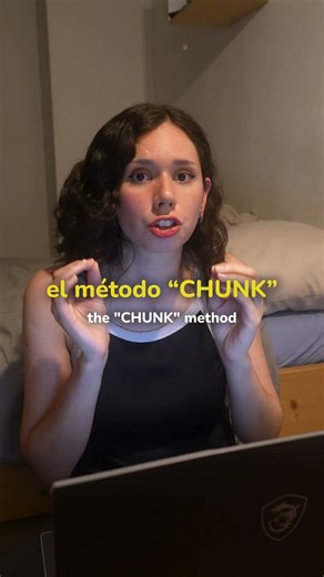 🗣️ Speak Spanish more fluently with the "Chunk" method! 👀