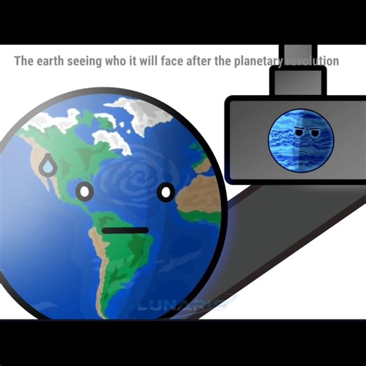 Poor land is going to have a bad time 😔 #solarballs #space #solarsystem #fyp #viralvideo