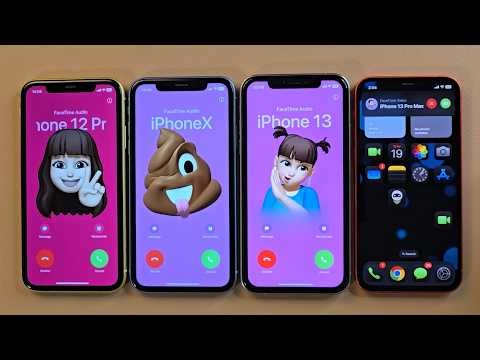 iPhone 11 iPhone Xr iPhone 16pro iPhone 12 Incoming call Facetime Outgoing call