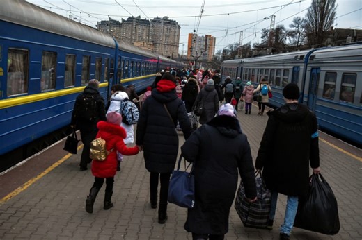Ukraine’s railroad workers play crucial role in creating a lifeline during war