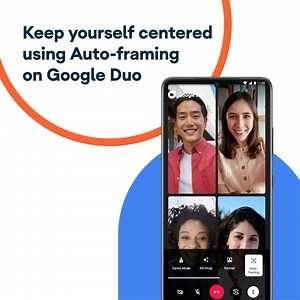 Take your video chats up a notch with Auto-framing on Google Duo, so you can look your best when catching up with the people that matter most. Available on the new #GalaxyS21. | Android