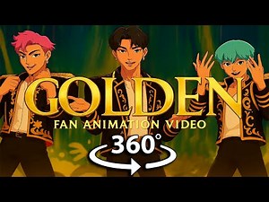360° VR Saja Boys | "Golden" | Kpop Hunters (Anime)
