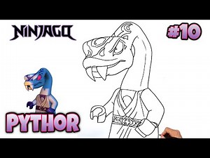 How To Draw PYTHOR | Ninjago: Dragons Rising | 100 DRAWING SERIES #drawing #pythor #ninjago #art