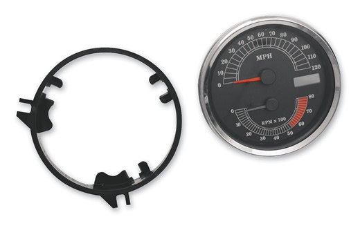 Drag Specialties Combination Speedometer And Tachometer Kit For Harley Big Twin 1996-2003
