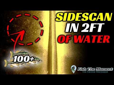 This SideScan Trick Finds 100+ Bass Schools in 2ft of Water