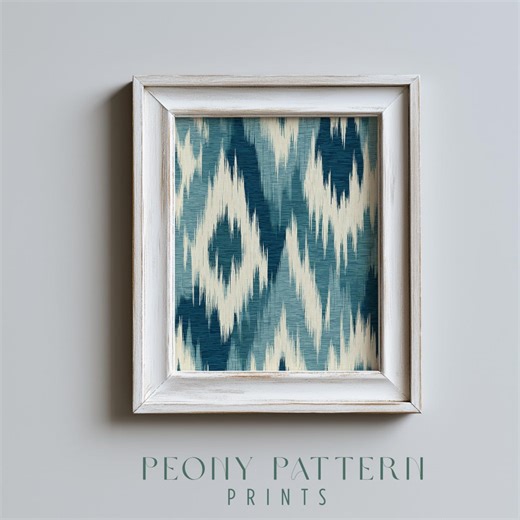 Tribal Ikat Print With Ethnic Pattern - Artisan Textile Print, Woven Design, Boho Vintage Coastal Wall Art, Modern Farmhouse Printable V570 - Etsy