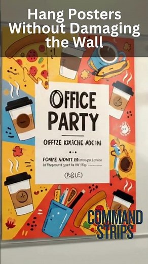 How to hang posters without wall damage