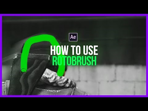 HOW TO ROTOBRUSH IN AFTER EFFECTS - After Effects Tutorial