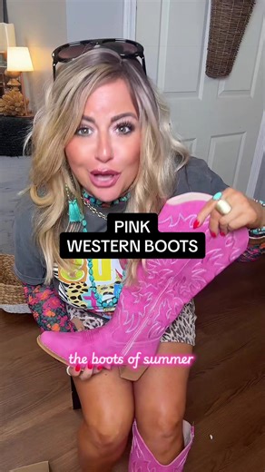 Pink Cowboy Boots for Fun Summer Outfits