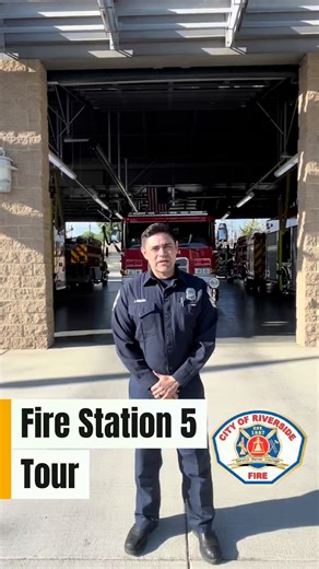 3K views · 94 reactions | Take a behind-the-scenes tour of Fire Station 5 with Firefighter Paramedic Jose Molina!  Located near the Riverside Municipal Airport, this station is equipped with specialized tools like a foam tender for jet fuel fires, a water tender, breathing support, and a rescue ambulance. #JoinRFD #ILoveRiverside | City of Riverside Fire Department | Facebook