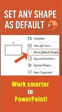 Set As Default Shape in PowerPoint | Time-Saving Trick Every Presenter Should Know!