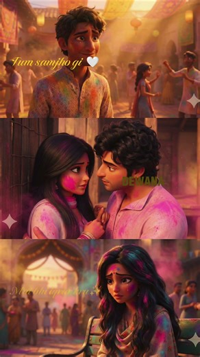 My jeran turn into the cartoon.. holi celebration Karan wahi Jennifer winget #karanwahi #trending