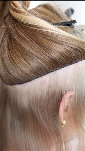 You can’t even see the bead 👀 That’s what a flawless Hidden Bead Weft Install should look like. Zero tension, totally flat and seamless, even on fine hair. This is exactly what I teach in my Hands On Hidden Bead Masterclass The method everyone’s obsessed with right now. Comfortable, invisible and designed to suit every hair type. Salon owners, get your team trained and on the floor earning serious money. We’re talking up to $10K a week behind the chair using this method. ✨ Limited seats availab