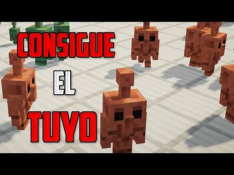 Cómo CONSEGUIR el GOLEM de COBRE en MINECRAFT