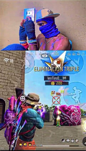 This "GIRL" wants me to teach her how to play BR #freefire