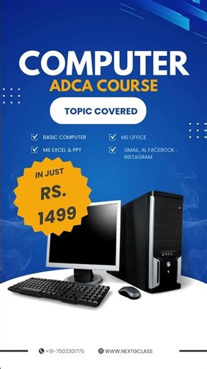 Basic Computer Course | Learn MS Office, Excel, PowerPoint & Social Media | Next G Classes
