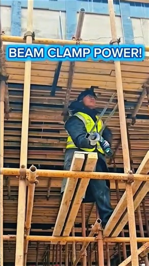 Beam Clamp Formwork Installation – Precision Concrete Beam Setup.