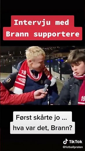 Intervju etter 2-2 Brann- Rosenborg
