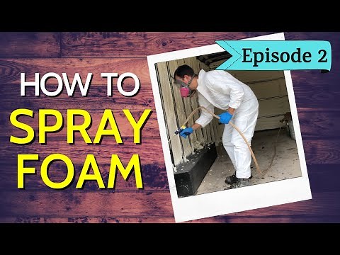 How to insulate with spray foam: CARGO TRAILER to TINY HOME Ep.2