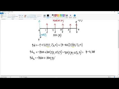 Engineering Economics - PW of Equal-Life Alternatives