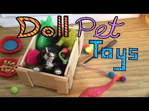 Doll DIY: Making Pet Toys - DelightfulDolls