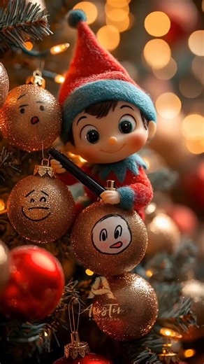 Austin Animations I AI Art I AI Animations on Instagram: "Day 1 and my Elf on the Shelf is already out of control 😭🎄 Elf on the Shelf mischief has officially begun — and honestly, I should’ve expected this level of energy. Austin Animations December is about to be WILD. #elfontheshelf #elfchaos #christmas2025 #austinanimations #festivemischief #holidaymagic #christmasfun #xmas2025 #baubleart #naughtyelf"