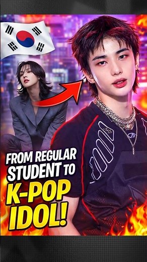 From Normal Boy to K-Pop Star 😱 Hyunjin Real Success Story 🔥 #hyunjin #straykids #kpop
