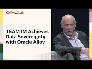 TEAM IM Achieves Data Sovereignty and Sustainability with Oracle Alloy