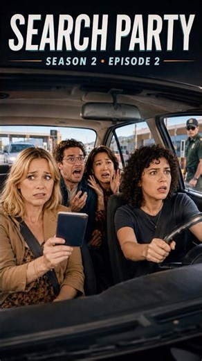 🚗 She Waited Until the Border to Reveal Her Fake Passport #shorts #movie #searchparty