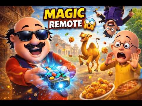 Motu Patlu Found Magic Remote 😱 | Funny Cartoon in Rajasthan | 3D Animation Story | Kidi Cloud