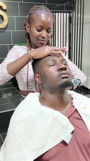 ASMR Barber Melts Every Knot Away 😱 #asmr #massage #barbershop