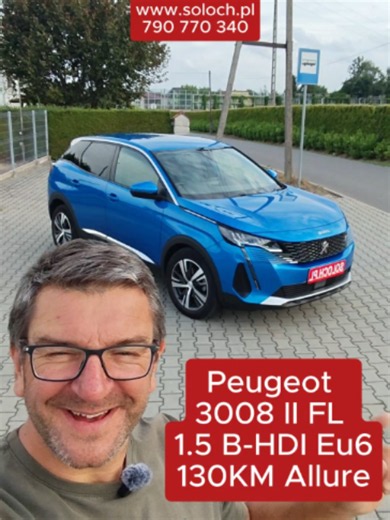 Peugeot 3008 II FL 1.5 B-HDI 130KM Euro6 Allure Salon Polska - 1 Właściciel od początku Serwisowany w ASO do samego końca   Nowe opony zimowe Nowy rozrzą kpl wymieniono w ASO Rok: 2021 / Przebieg: 88 tys km całkowicie udokumentowany. Cena: 80 897 zł Brutto z VAT 23% Zrobimy dobry leasing lub niedrogi kredyt. Opcja szerokiej gwarancji do 3 lat Dzwoń: 790 770 340 Link do tego ogłoszenia: http://www.soloch.pl/pl/s/qo_6150557/.html#oferta Skomentuj / Zostaw lajka / Udostępnij / Niech się niesie :-)
