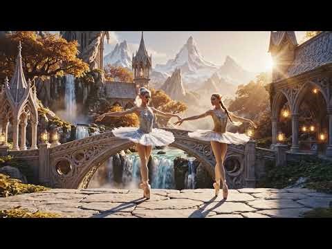 Two elfs balerinas in LOTR world