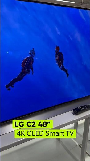 Impressive LG 48” C2 OLED 4K Smart TV #shorts