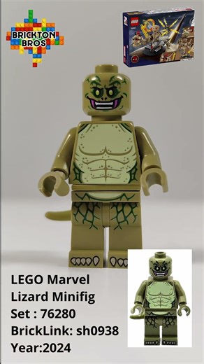 LEGO Lizard Minifigure Review (Spider-Man No Way Home)