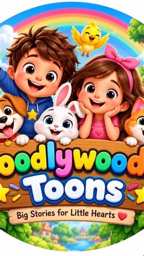 Meet the Doodlywood Friends! 🌈✨ | DoodlywoodlyToons #cartoon #kidscartoons #viral #kidsanimation