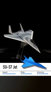 1M views · 11K reactions | How to make a Super Cool Fighter Plane Su-57 Jet  EASY- Paper Airplane SU-57 JET #vvvreview #handmadeplane #papercrafts | Vĩnh Hí | Facebook