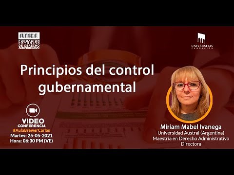 Los principios del control gubernamental