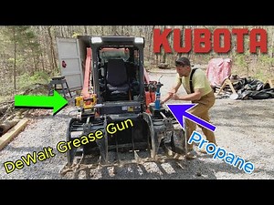 How to unclog a grease ZERK that isn't flowing Kubota or Land Pride - zerk fittings are similar