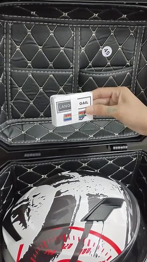 Innovative Motorcycle Trunk for Easy Loading