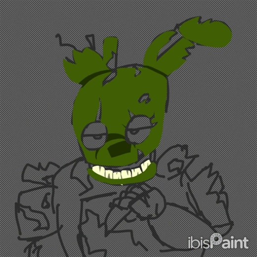 I drew Spring trap (Speed Paint) || @Flip_EditzOfficial || #fnaf #speedpaint #ibispaintx #ibispaint