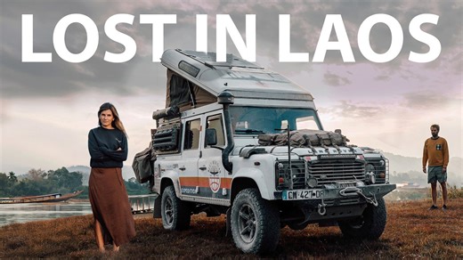 Land Rover Defender journey across remote Laos
