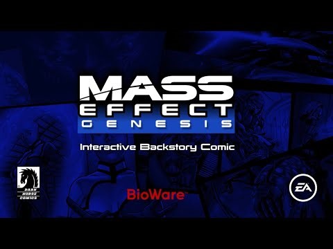 Mass Effect Genesis Interactive Backstory Comic